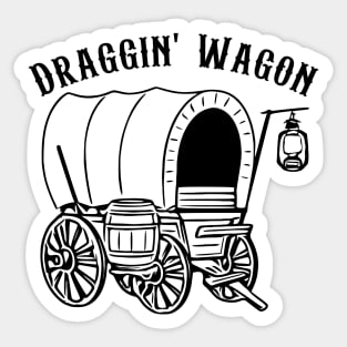 Draggin' Wagon Sticker